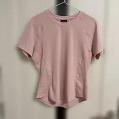 ゼクシィミックス　XEXYMIX 半袖 ヨガウェア トップス ピンクLサイズ