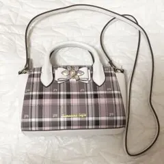 Samantha Vega チェック柄 2way ショルダーバッグ ミニバッグのサムネイル