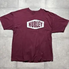 Hurley ハーレーTシャツ バーガンディ ロゴプリント　サーフブランドTのサムネイル