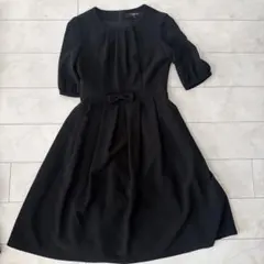 東京ソワール ungaroブラックフォーマル　ワンピースセットアップ36