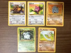 【英語版】ポケモンカード 旧裏面 5枚セット
