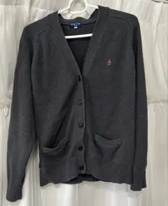 制服 カーディガン L グレー JK ミッシェルクラン