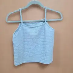 W CLOSET ライトブルー キャミソール