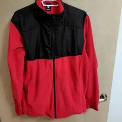 DESCENTE 　ヒートナフリースジャケット レッド/ブラック