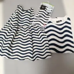 marimekko 波模様 親子姉妹兄弟お揃いセット M