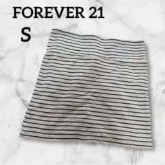 FOREVER 21 【S】ストライプ タイトスカート ウエストゴム