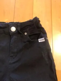 お値下げ　新品未使用　ピンクラテ　黒パンツ　スキニーパンツ