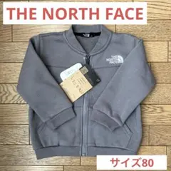 新品未使用❗️THE NORTH FACE スウェットロゴジャケット80 グレー★