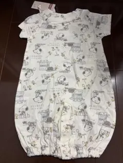 新品タグ付き　スヌーピー 半袖　2wayオール　総柄