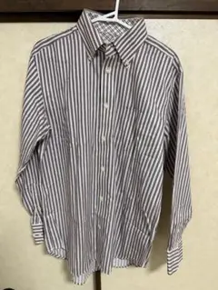 【McGREGOR】マックレガー ストライプシャツ L ボタンダウン 綿100%