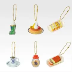 ゆ*こ様 一番くじ コメダ珈琲店 E賞 ミニチュアフィギュアチャーム6種 コンプ