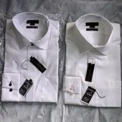 m.f.editorial 新品ホワイトドレスシャツ 2枚 M 39-80