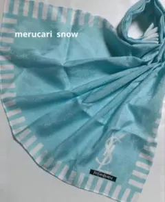 ＹＳＬ 大判ハンカチーフ　スカーフ ＹＳＬビッグロゴ