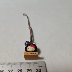 平成レトロ】ハローキティ ストラップ 北海道 2003 ジップバッグ付