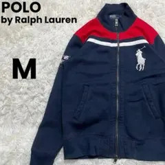 90s　ラルフローレン　BIGポニー　ジップアップ スウェット
