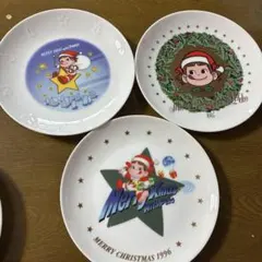 不二家 ペコちゃん クリスマスプレート 6枚セット
