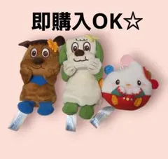 いないいないばあっ！ワンワン&ぽぅぽ&ジャンジャンの　マスコットぷくっとVer.