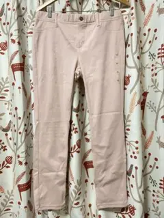 新品　ピンク　レギンス　パンツ　レギパン　LL XL ストレッチ素材