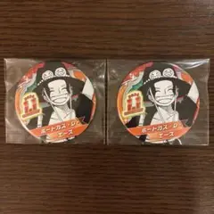 【24時間以内発送】ポートガス・D・エース バースデー缶バッジ 2点セット