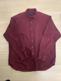 Ralph Lauren 長袖シャツ Blake XL ワインレッド