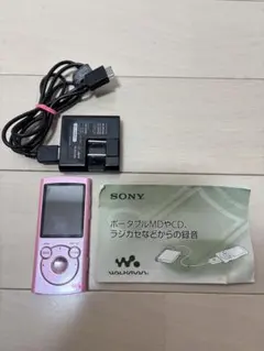 SONY ポータブルMDプレーヤー ピンク - メルカリ