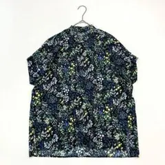 ジャーナルスタンダードレザージュ】タックスリーブシャツ花柄 綿100