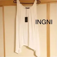 新品‼︎イング タグ付き バックリボンフレアタンクトップ♡