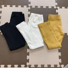 ユニクロ　レギンス　3色セット　110サイズ