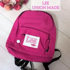 LEE リュック　子ども　キッズ　ピンク　遠足　保育園のサムネイル