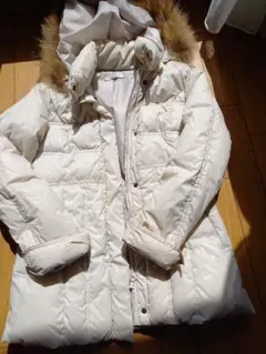 ダウンジャケット　ファー付き