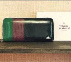 Vivienne Westwood 長財布 黒 緑 紫