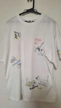 TOMandJERRY Tシャツ ホワイト Mサイズのサムネイル