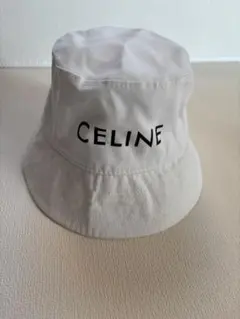 CELINE セリーヌ バケットハット ホワイト t - メルカリ