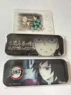 鬼滅の刃 ufotable お楽しみくじ レンチキュラー缶バッジ 義勇 3点