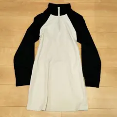 レディース　ジャージ風ワンピース