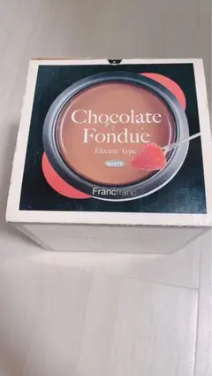 Francfranc チョコレートフォンデュ 電気式 ホワイト D-5097