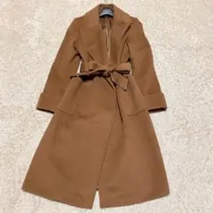 ローレンラルフローレン　カシミヤ　ウール　ガウンコート　チェスターコート　ベルト