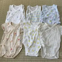 UNIQLOコットンメッシュ肌着インナーボディ60cm ６枚セット