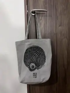 伊藤潤二展　誘惑　うずまき　傷跡　グレー トートバッグ