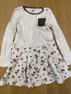 PETIT BATEAU 長袖ワンピース 5ans/110cm
