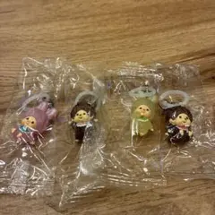 モンチッチ めじるしアクセサリー めじるしチャーム 新品未開封 4個セット