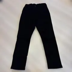 GU ブラック ストレートパンツ 120cm