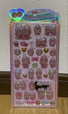 【正規品】モンチッチ　うるちゅるポップシール