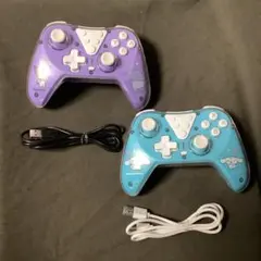 ★ニンテンドーSwitch用互換コントローラークロミ&シナモロール2個セット
