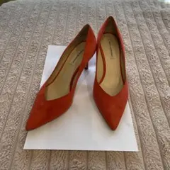 FABIORUSCONI スエードパンプス　オレンジ