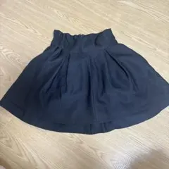 ブラック プリーツ ミニスカート キュロットのサムネイル