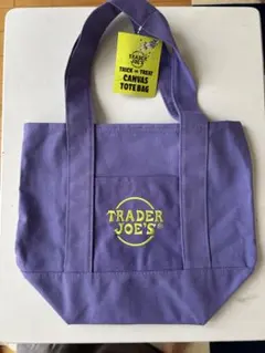 Trader Joe’s ミニトートバッグ ⭐︎ハロウィン限定⭐︎紫