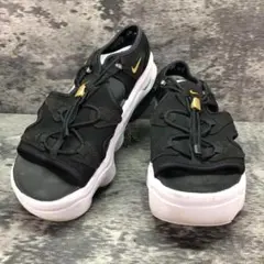 大人気ホシNIKE【25】エアマックスココサンダル 厚底サンダル ブラック