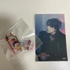 SKZOO レトログラスチャームとステッカー　ヒョンジン