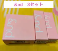 値下新品☆&nd アンドバイロムアンド☆ローソン☆アイシャドウ☆リップ☆3